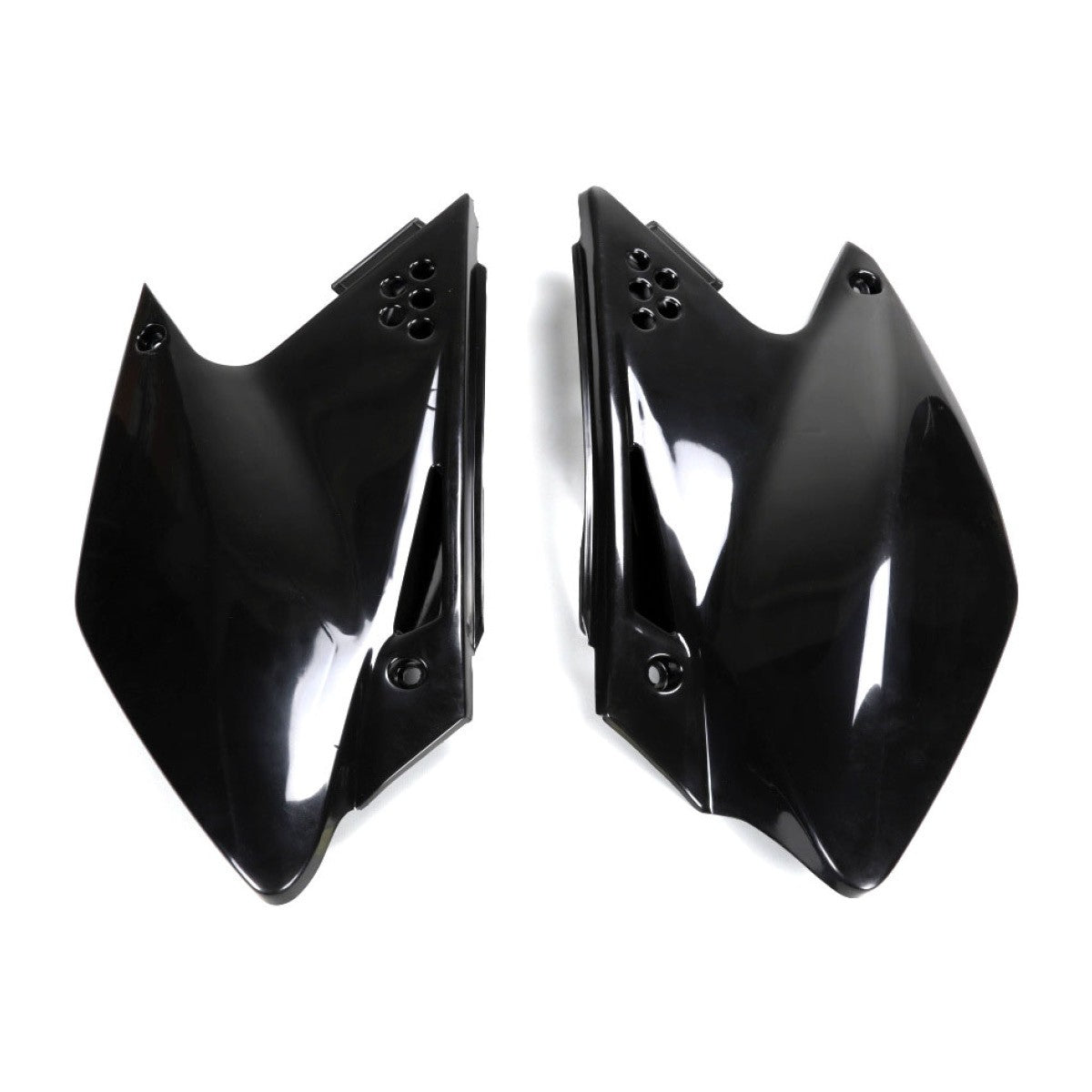 UFO Seitenverkleidung für KAWASAKI (KX-F) in Schwarz