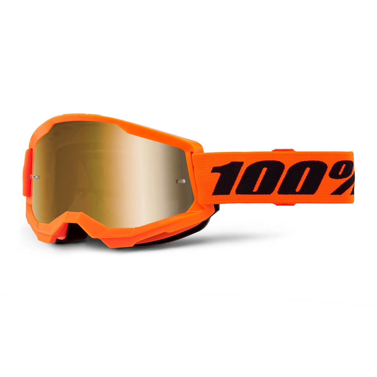 100% Goggles Strata 2 - Mirror Gold