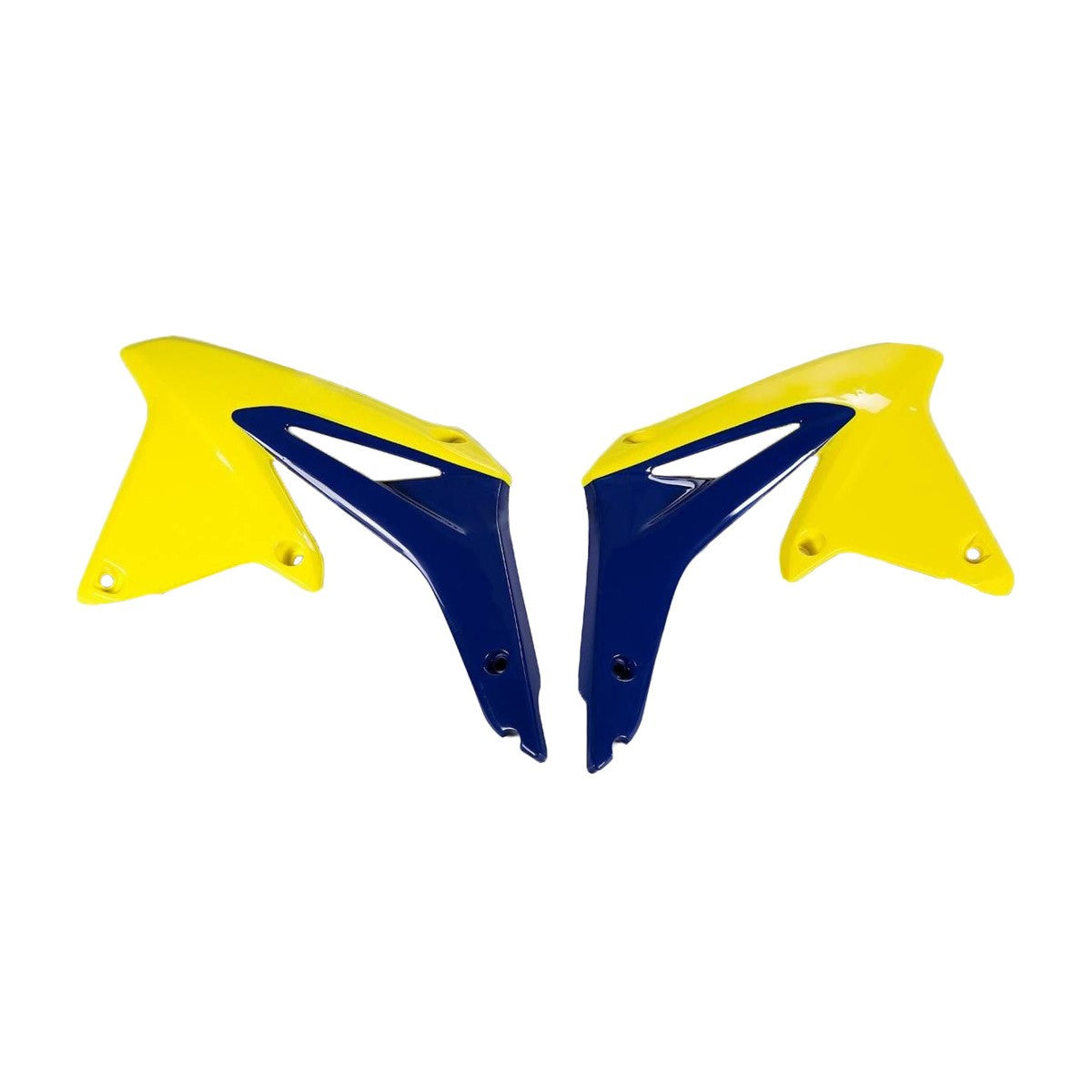 UFO Kühlerspoiler für SUZUKI (RM-Z) in Gelb-Blau
