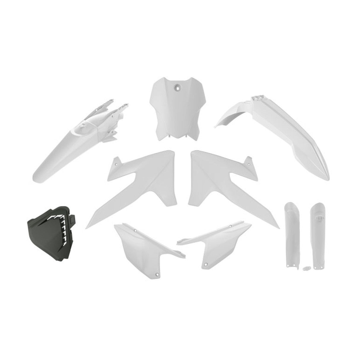 RTECH FULL PLASTIKKIT für TRIUMPH (TF X, TF RC) in Weiß