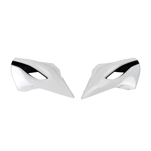 UFO Kühlerspoiler für HUSQVARNA (FC, FE) in Weiß-Schwarz