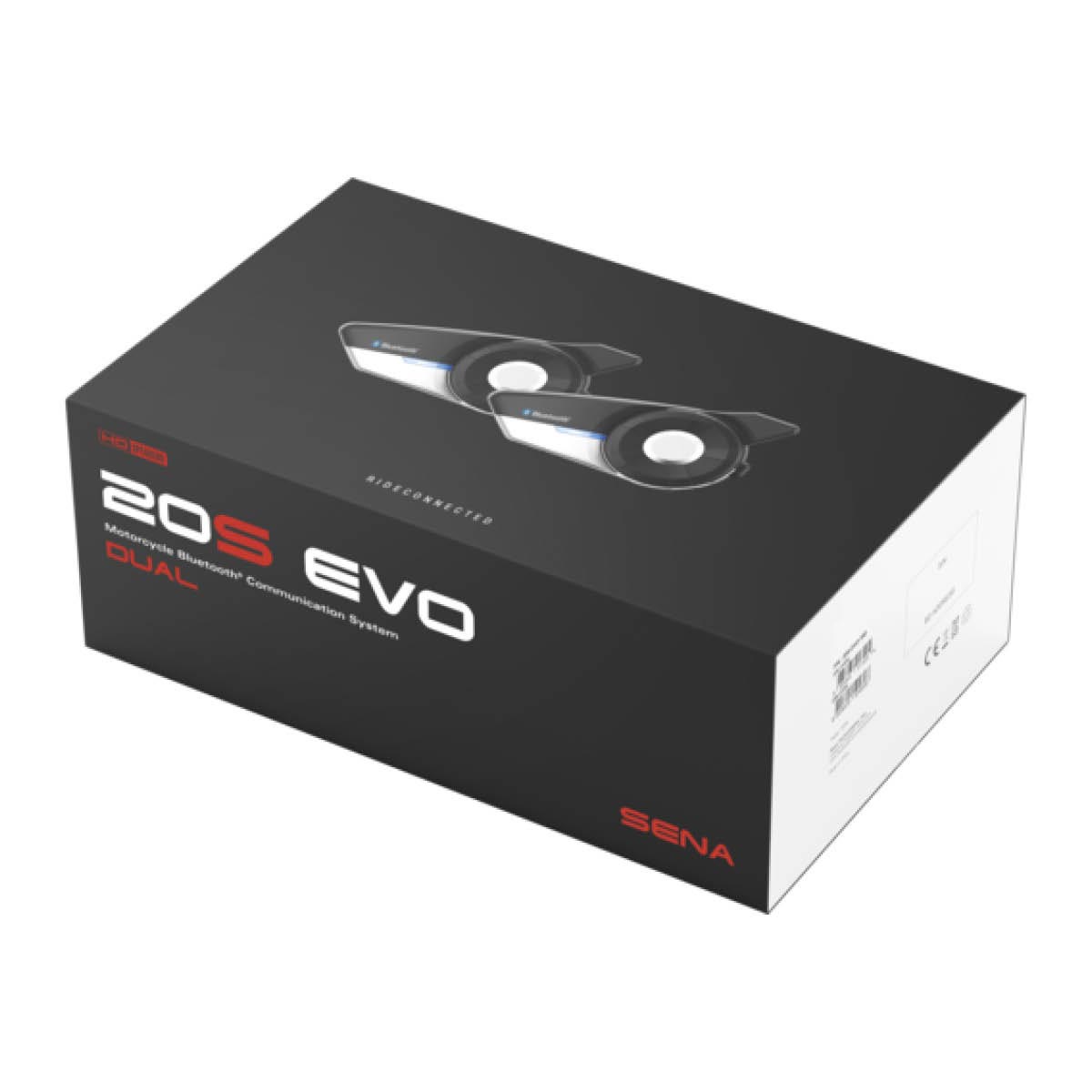 SENA Sprechanlage 20S Evo Doppel in Schwarz, in Verpackung