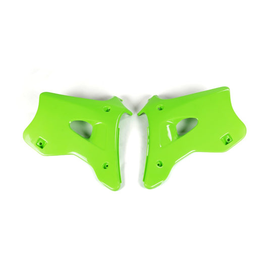 UFO Kühlerspoiler für KAWASAKI (KX) in Grün