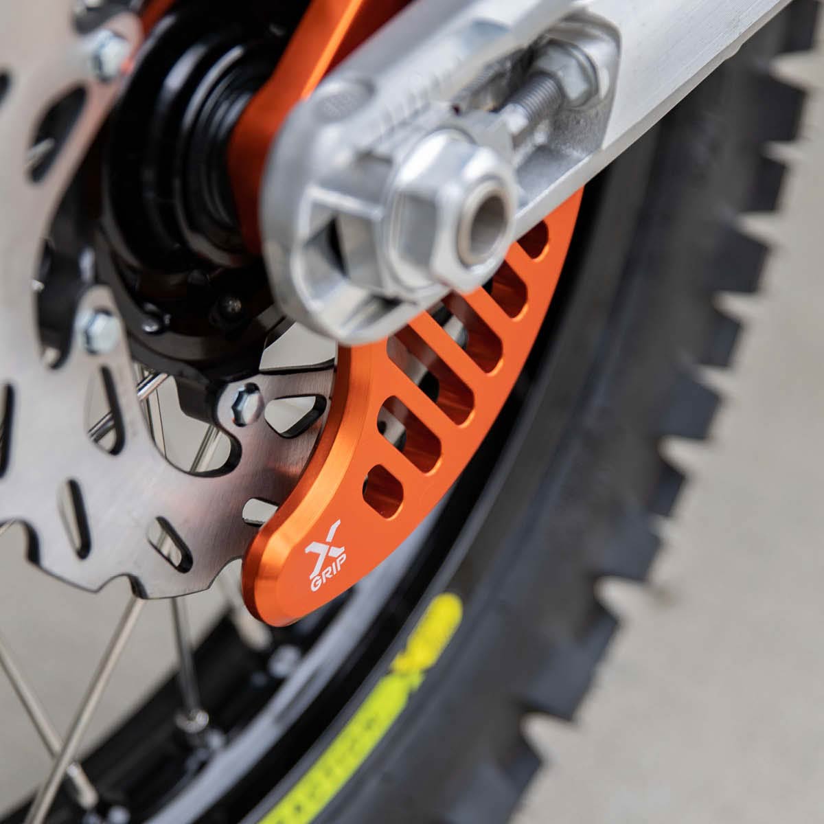 X-GRIP Brake Disc Guard for KTM, HQV, GASGAS - EC, EC-F, MC, MC-F, FC, FE, TC, TE, EXC, TBI, EXC-F, SX, SX-F (2023-2026)