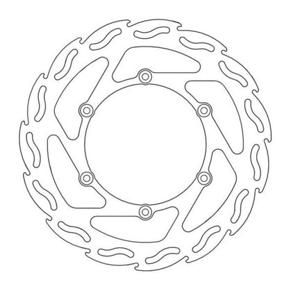 MOTO-MASTER Flame Brake Disc for SUZUKI, YAMAHA 250mm front - RM 125-250, YZ 125-250, YZF 250-450, WR 125-250, WRF 250-450 1988-2001