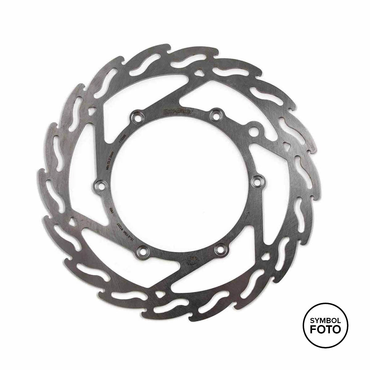 MOTO-MASTER Flame Front Brake Disc for KTM, Husqvarna, GASGAS 240mm - SX 85, TC 85, MC 85 2013-2021