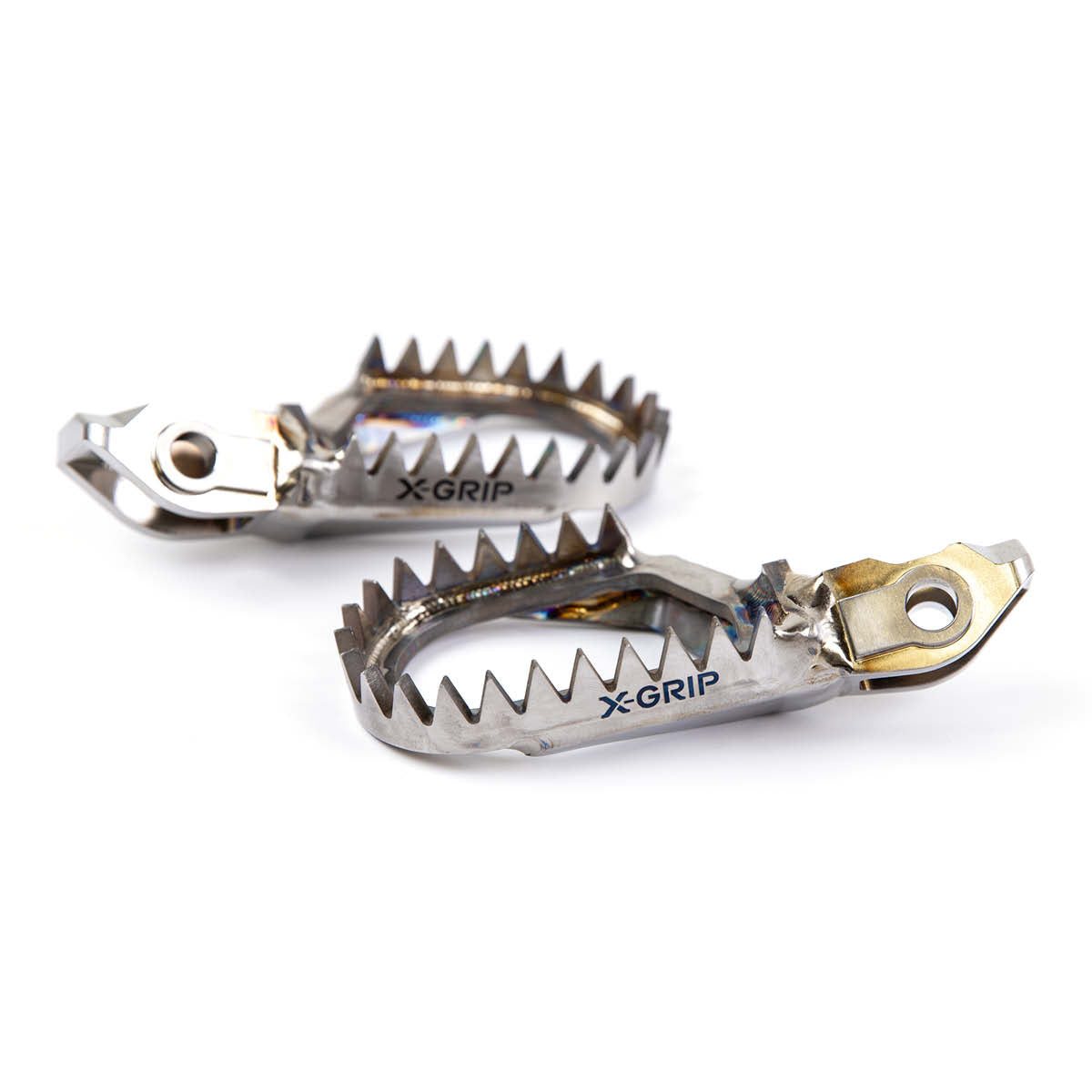 X-GRIP TITAN PIRANHAS Footpegs V3 for KTM, HQV, GASGAS (EC • EC-F • FC • FE • EXC TBI • EXC-F) 2023-2026