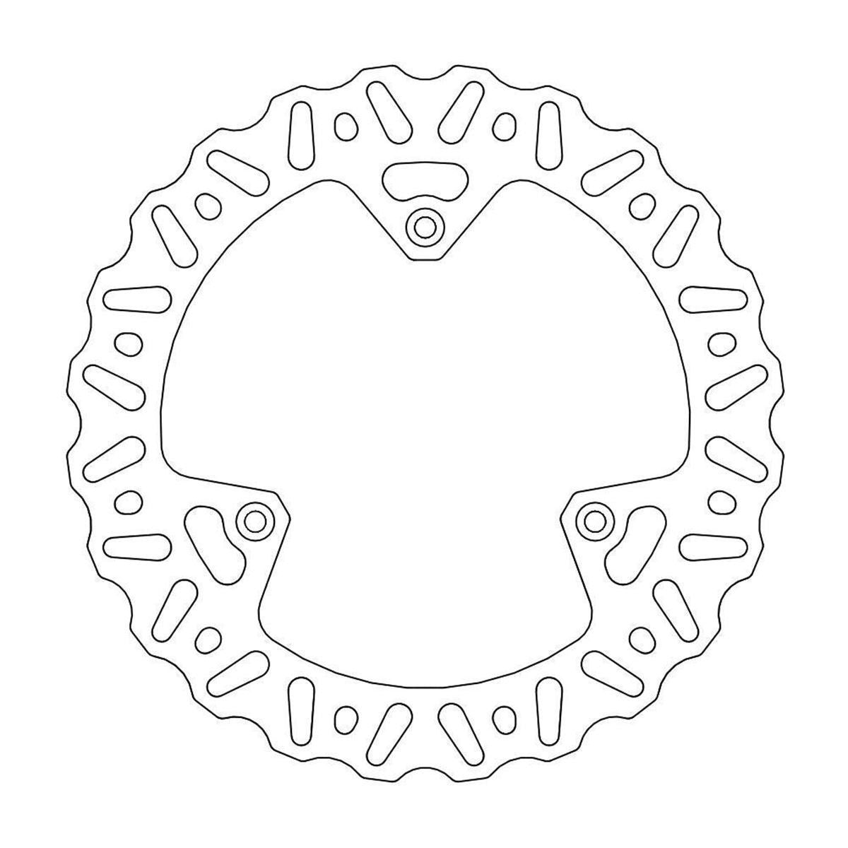 MOTO-MASTER Nitro Brake Disc for SUZUKI, YAMAHA 220mm front - RM 85, YZ 80, YZ 85 1993-2005
