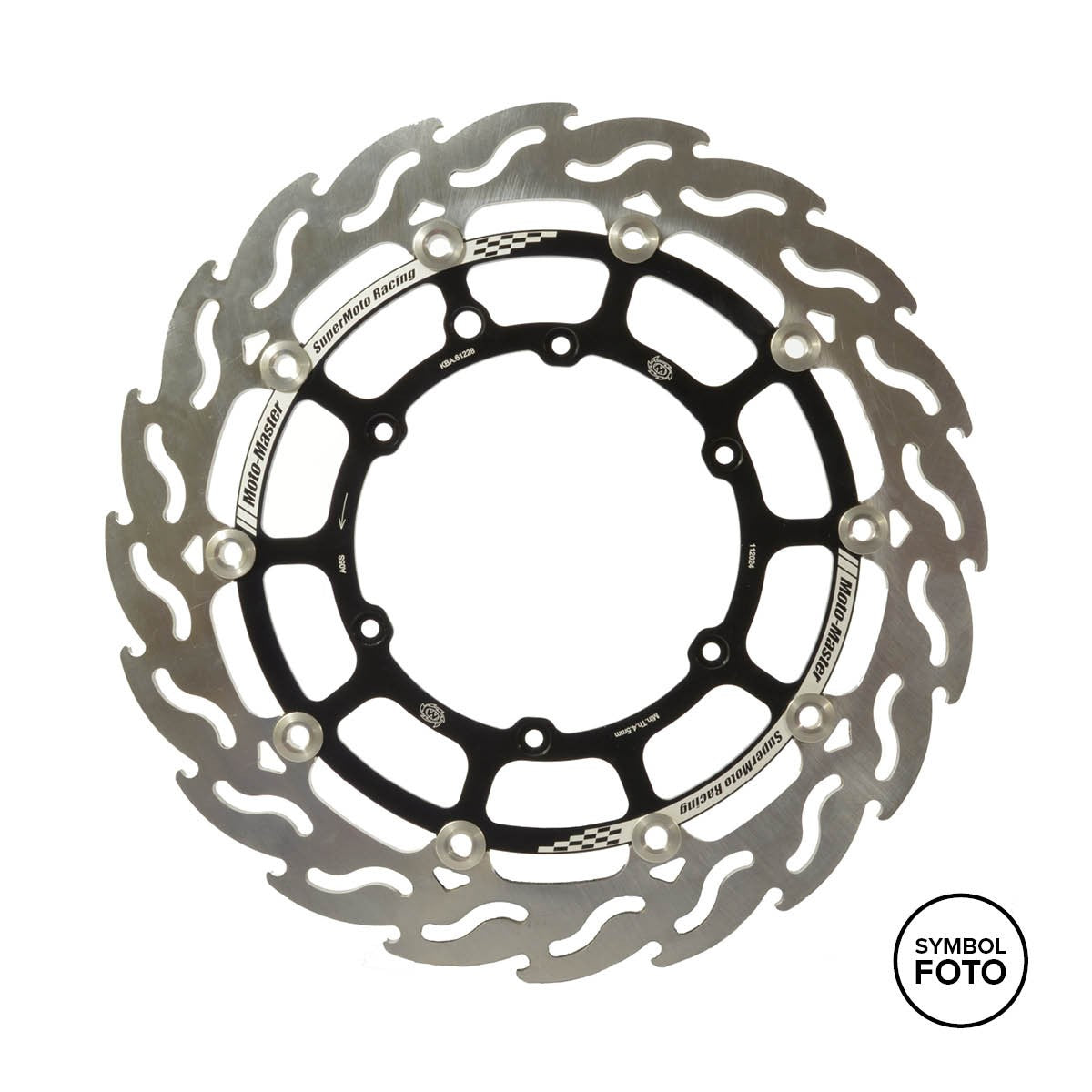 MOTO-MASTER Flame SM-Racing Brake Disc for SUZUKI 320mm Front - RM-Z 250, RM-Z 450 2005-2007