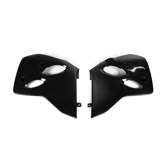 UFO Kühlerspoiler für KTM (EXC, EXC-F) in Schwarz