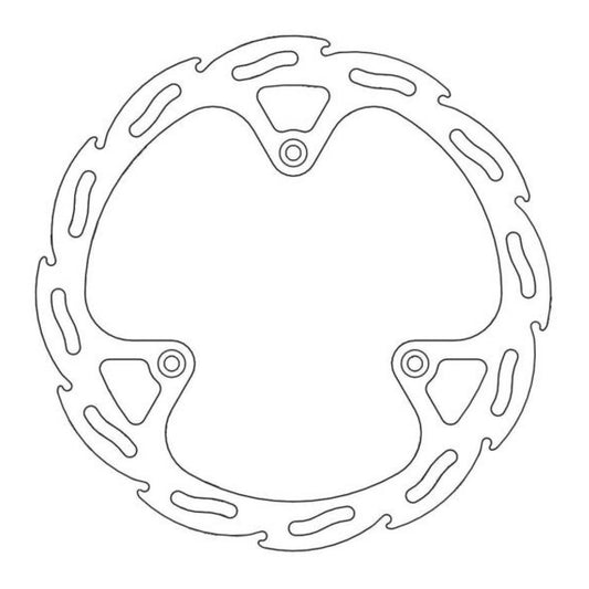 MOTO-MASTER Flame Bremsscheibe für SUZUKI, YAMAHA 220mm vorne - RM 85, YZ 80, YZ 85 1993-2005