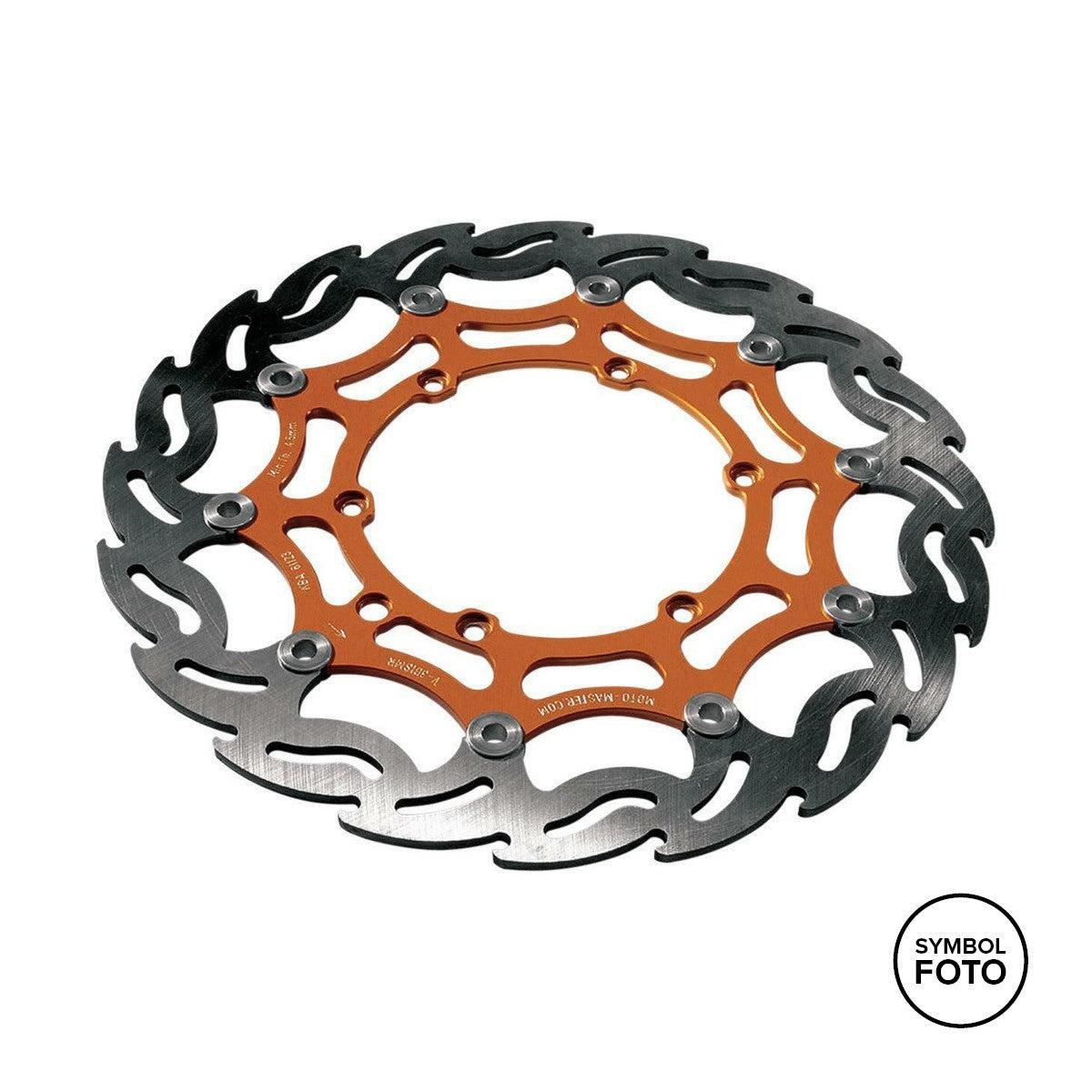 MOTO-MASTER Flame SMR Brake Disc for HUSQVARNA 320mm Front - CR 125-250, TC 250-610, TE 250-630, WR 125-360 2000-2005