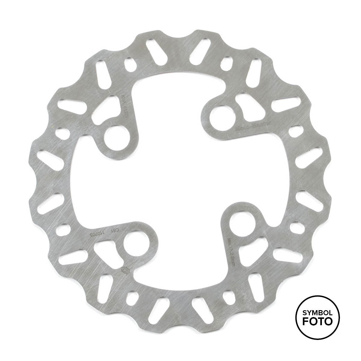 MOTO-MASTER Nitro Trial Bremsscheibe 185mm vorne - TXT 250-300, TXT GP 125-300, TWENTY 125-300, ST 125-320 2004-2018