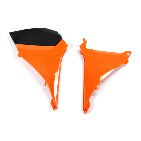 UFO Airboxcover für KTM (EXC, EXC-F) in Orange-Schwarz