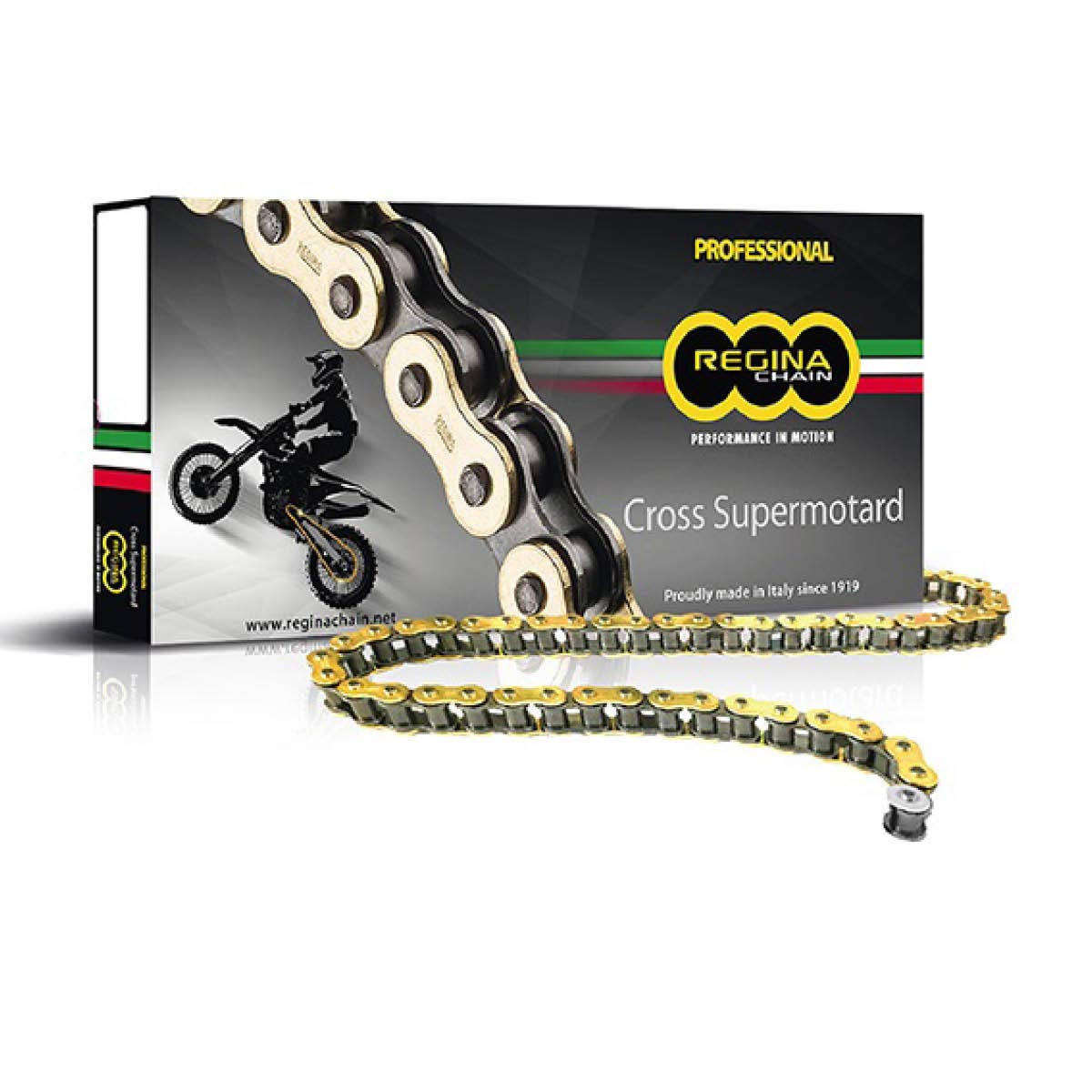 REGINA Motocross-Kette 126RX3 (CR • SX 85 • RM • RM 85 • YZ • YZ 85)