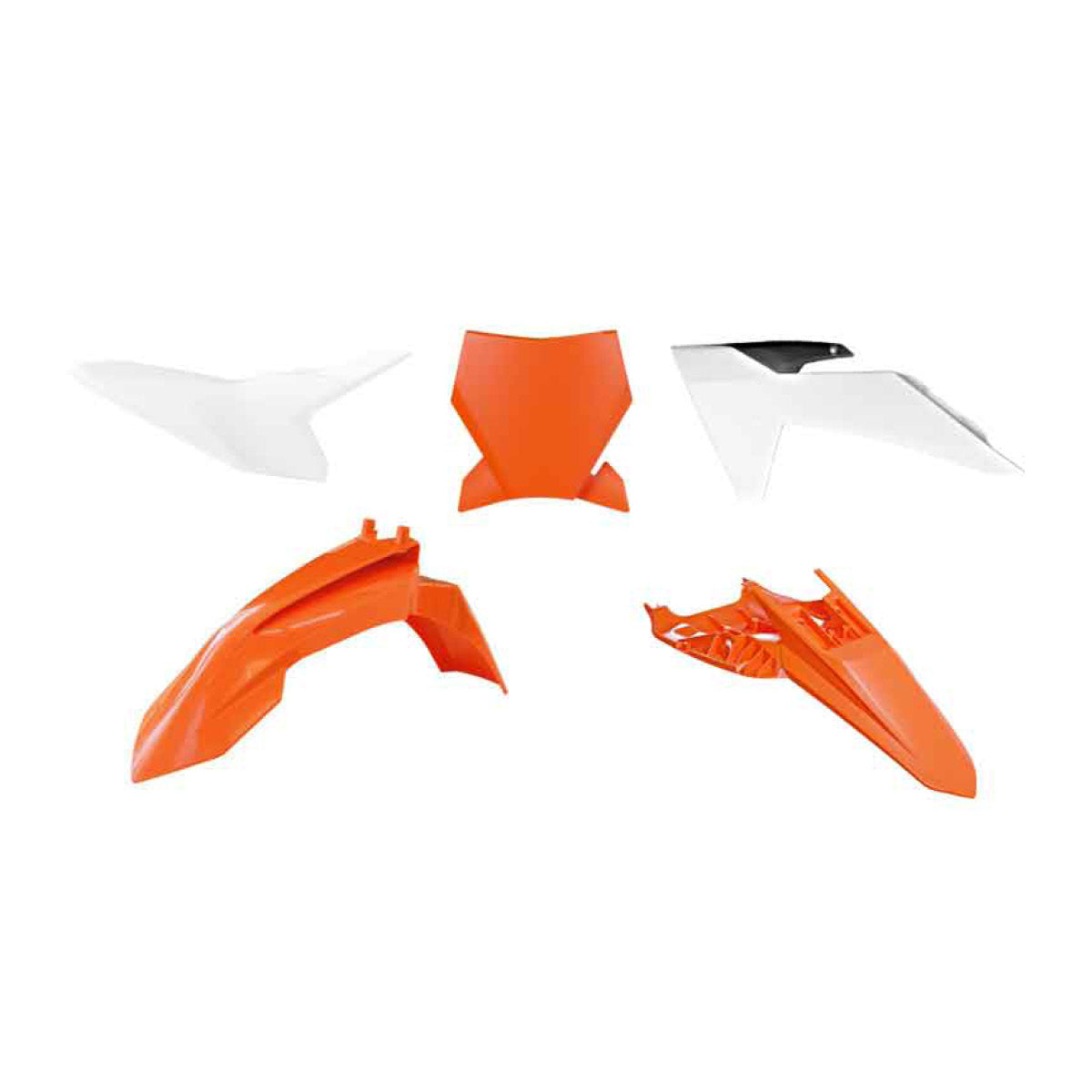 RTECH PLASTIKKIT für KTM (SX 50) in Orange-Weiß-Schwarz