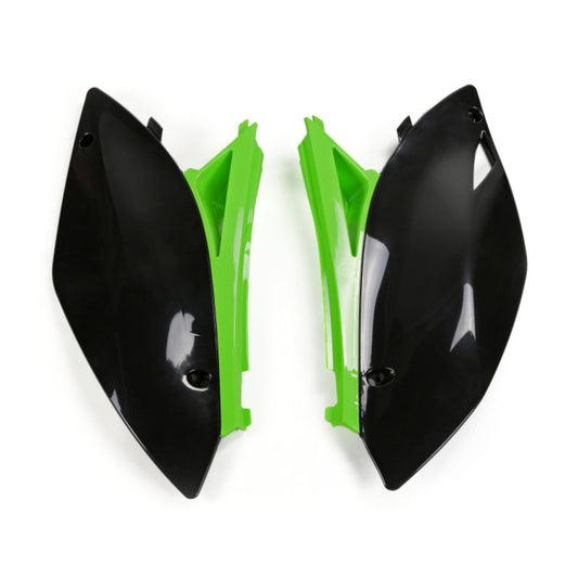 UFO Seitenverkleidung für KAWASAKI (KX-F) in Schwarz-Grün