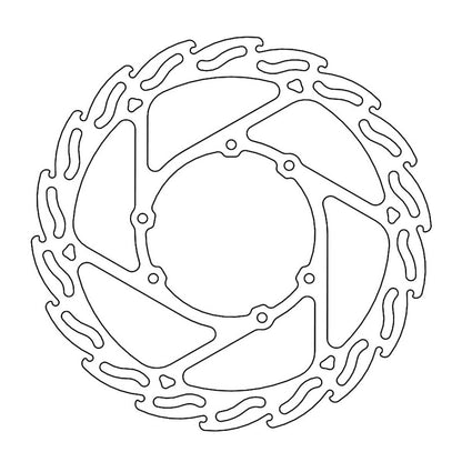 MOTO-MASTER Flame Brake Disc for HONDA 260mm front - CRF 250, CRF 450 2015-2015