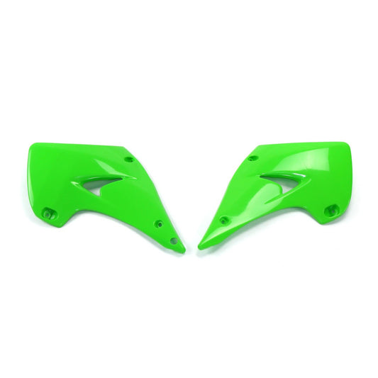 UFO Kühlerspoiler für KAWASAKI (KX) in Grün