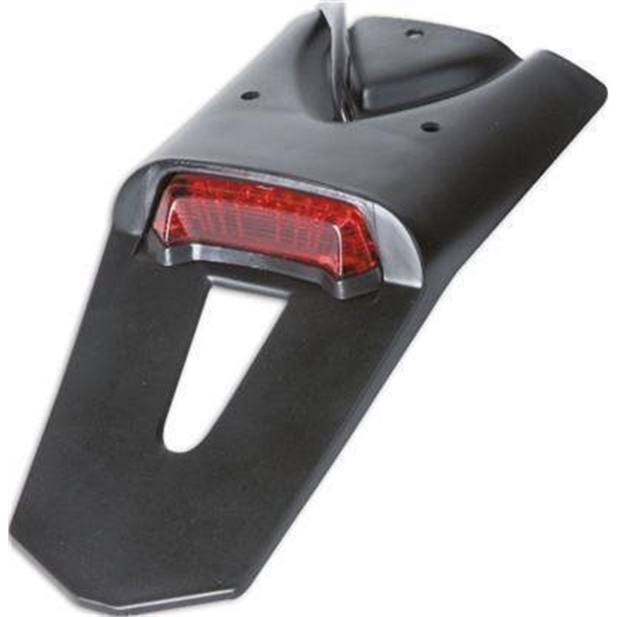 UFO Nummerntafelunterlage LED (XX, XXF, MC, MC-F, CR, CRF-R Modelle) in Schwarz