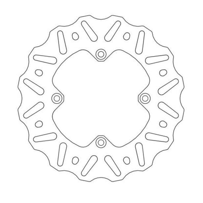 MOTO-MASTER Nitro Bremsscheibe für YAMAHA 190mm hinten - YZ 65, YZ 80, YZ 85 1993-2018