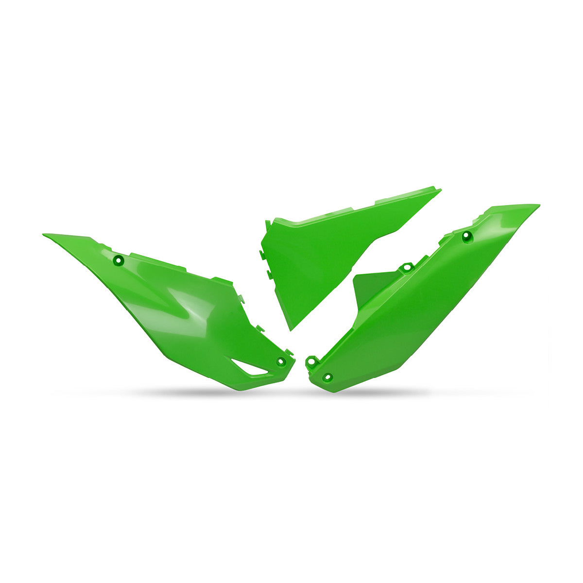 UFO Seitenverkleidung für KAWASAKI (KX-F) in Grün