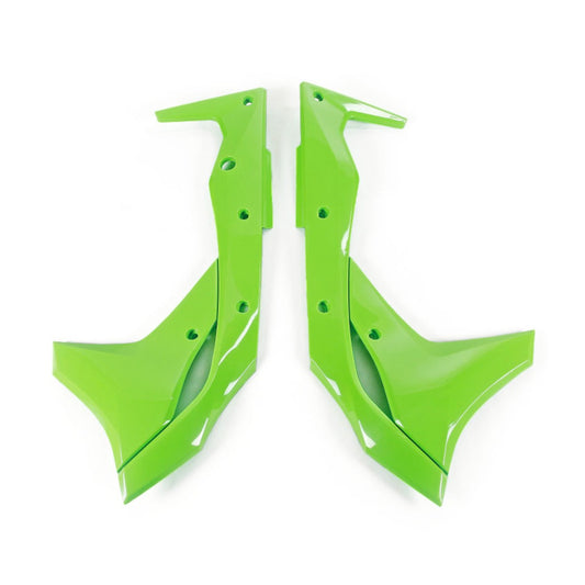 UFO Kühlerspoiler für KAWASAKI (KX-F) in Grün