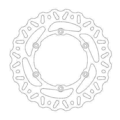MOTO-MASTER Nitro Brake Disc for SUZUKI 240mm Rear - RM 125-250 2006-2006