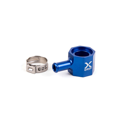 X-GRIP Benzinpumpenanschluss für KTM, HQV, GASGAS, TRIUMPH 2018-2026 – blau