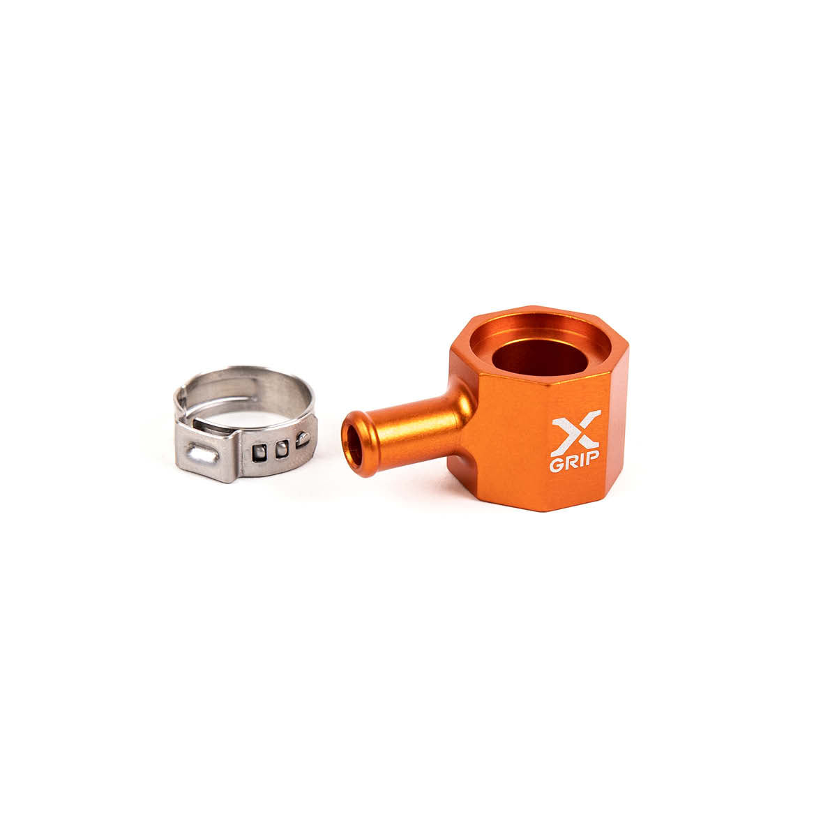 X-GRIP Benzinpumpenanschluss für KTM, HQV, GASGAS, TRIUMPH 2018-2026 – orange