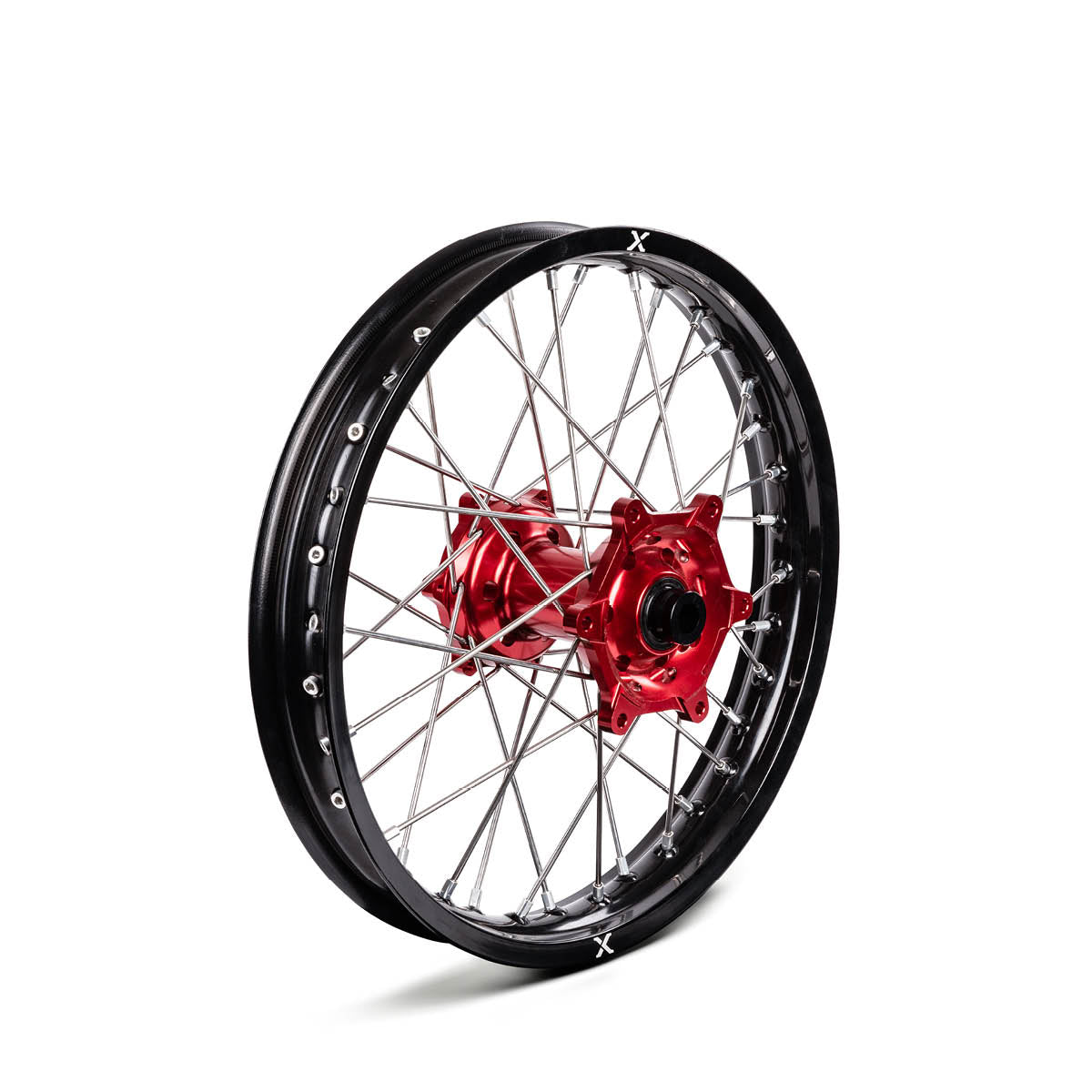 X-GRIP Einzelfelge V2 – 19'' x 2,15'' hinten – schwarz-rot