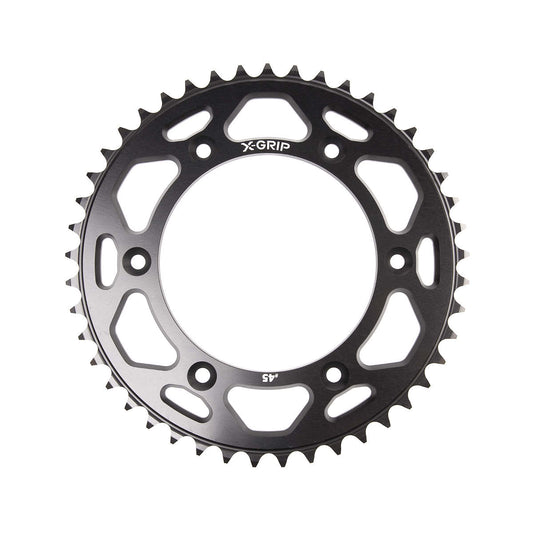 X-GRIP JAWS Zahnkranz für KTM, HQV, GASGAS, TRIUMPH 2000-2026 – 45 Zähne, 520er Teilung