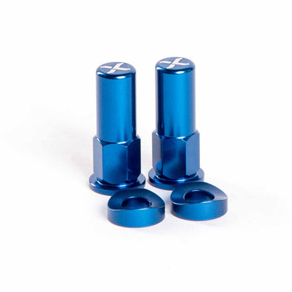 X-GRIP Reifenhalter-Mutter Set – blau