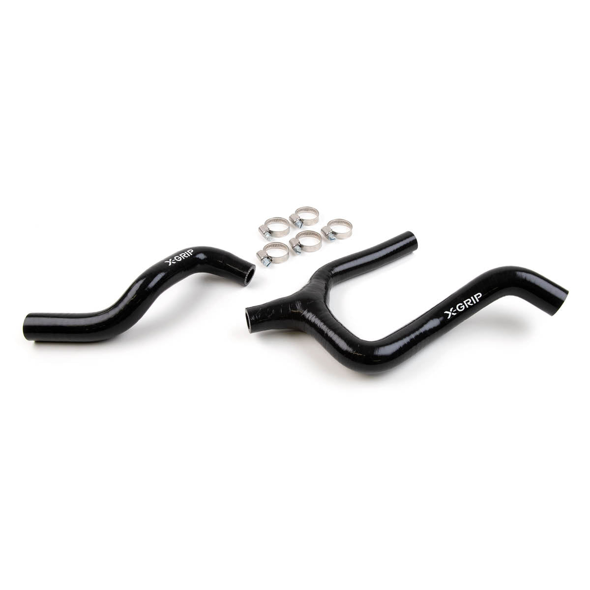 X-GRIP Silikon Kühlerschlauch für KTM, HQV, GASGAS 2019-2023 – schwarz