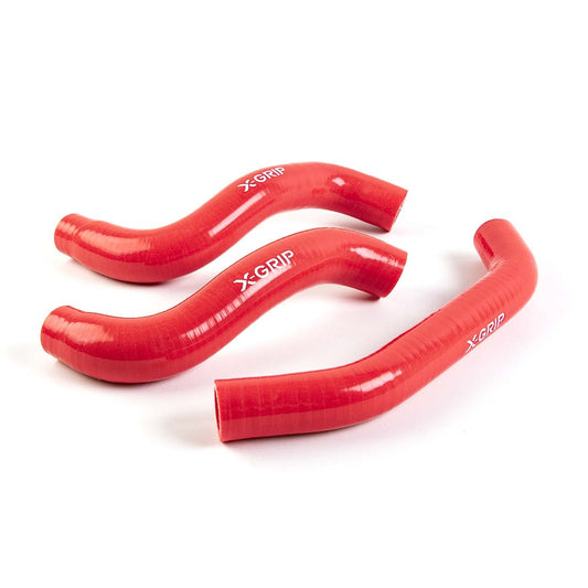 X-GRIP Silikon Kühlerschlauch für KTM, HQV, GASGAS 2023-2026 – 250/350 – rot