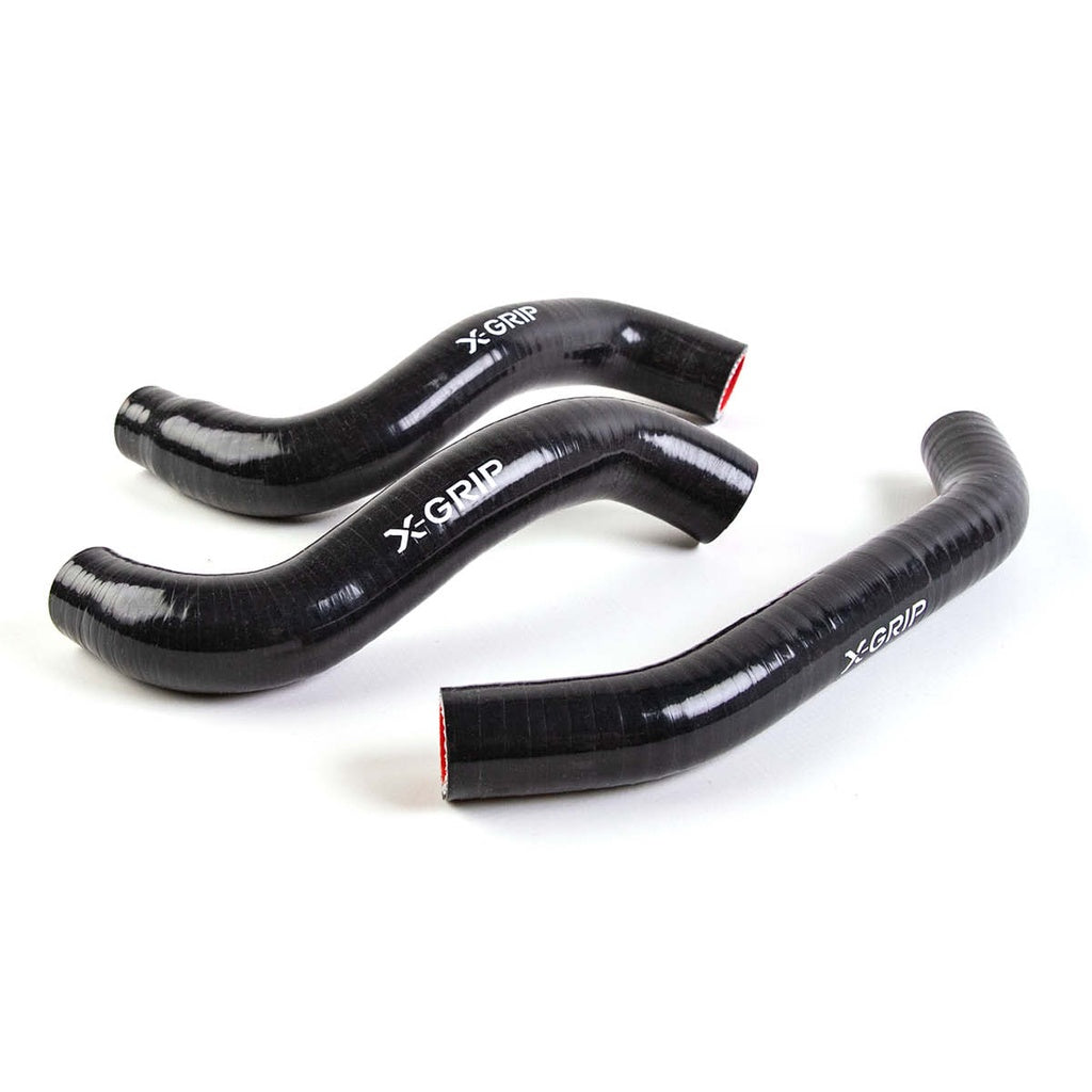 X-GRIP Silikon Kühlerschlauch für KTM, HQV, GASGAS 2023-2026 – 250/350 – schwarz