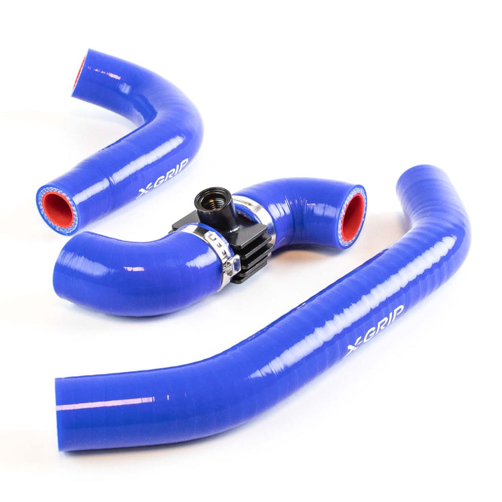X-GRIP Silikon Kühlerschlauch für KTM, HQV, GASGAS 2023-2026 – blau